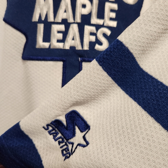 Vintage 1990s Starter Toronto Maple Leafs Jersey Size Youth L/XL - Picture 4 of 7